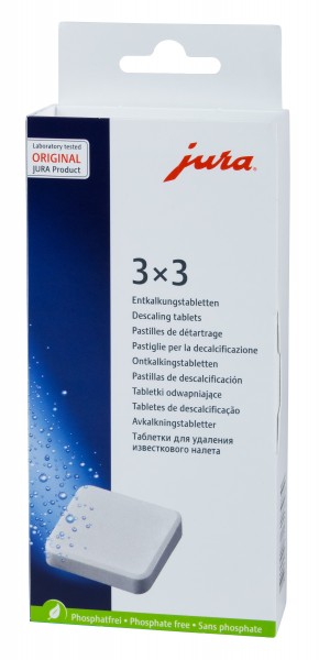 Jura - 2-Phasen Entkalkungstabletten 3x3 (61848)