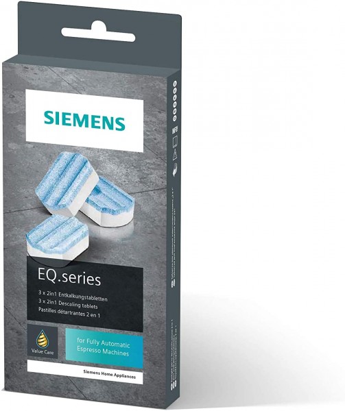 Siemens - EQ.series 2in1 Entkalkungstabletten 3x36g