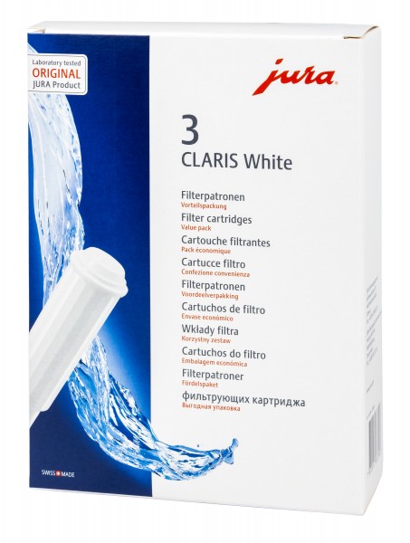 Jura - Filterpatrone 3er Pack CLARIS White 68739