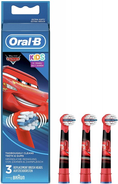 Oral-B - Stages Power Cars Aufsteckbürsten EB 10 (3x)