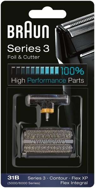 Braun - Scherkopf 31S Kombipack silver