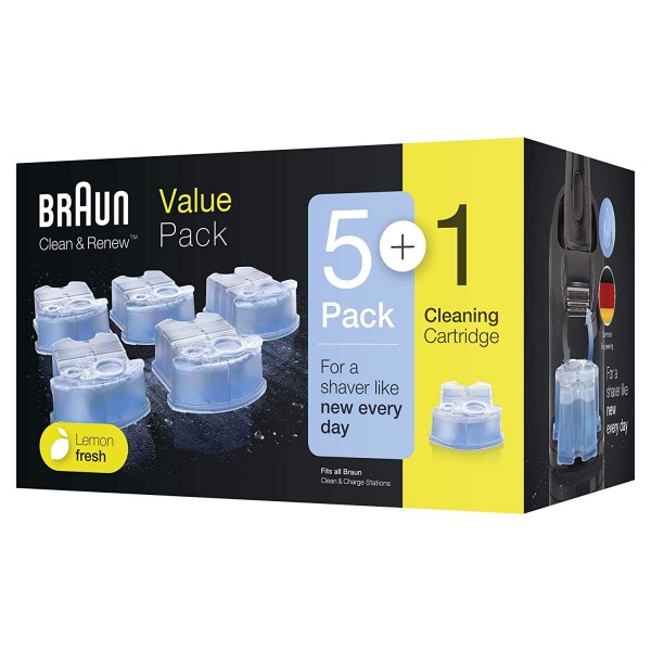 Braun - CCR Cleaning Cartridge 5+1 / 6er Pack